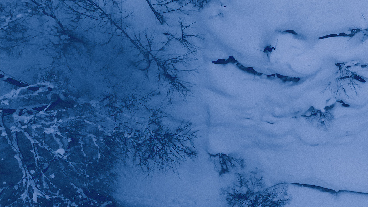 Snow in the mountain